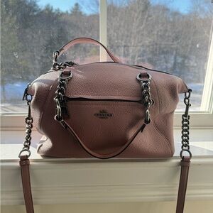 Coach Pink Leather Handbag